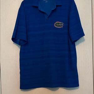 Vansport Royal Blue Polo Shirt Embroidered Gator Logo